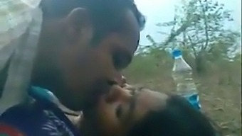 Outdoor Lovemaking In A Jungle Setting Between Indian Individuals