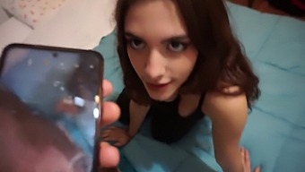 غيرة أخت الزوجة تؤدي إلى جنس Pov وتصوير جلسة تصوير
